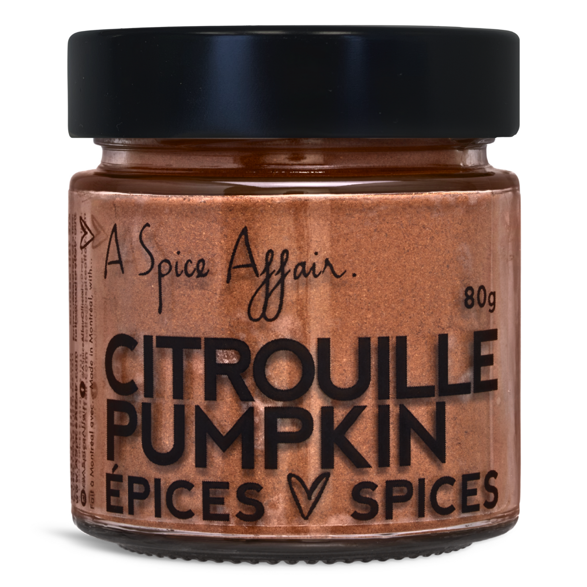 Pumpkin Spice A Spice Affair. 100g (3.5 oz) Jar - Taste the WOW!