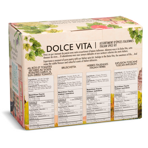 DOLCE VITA ITALIAN SPECIAL EDITION 4-PACK SPICE SET