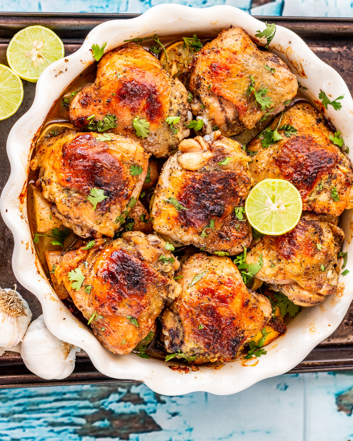 CITRUS-GLAZED CHICKEN THIGHS