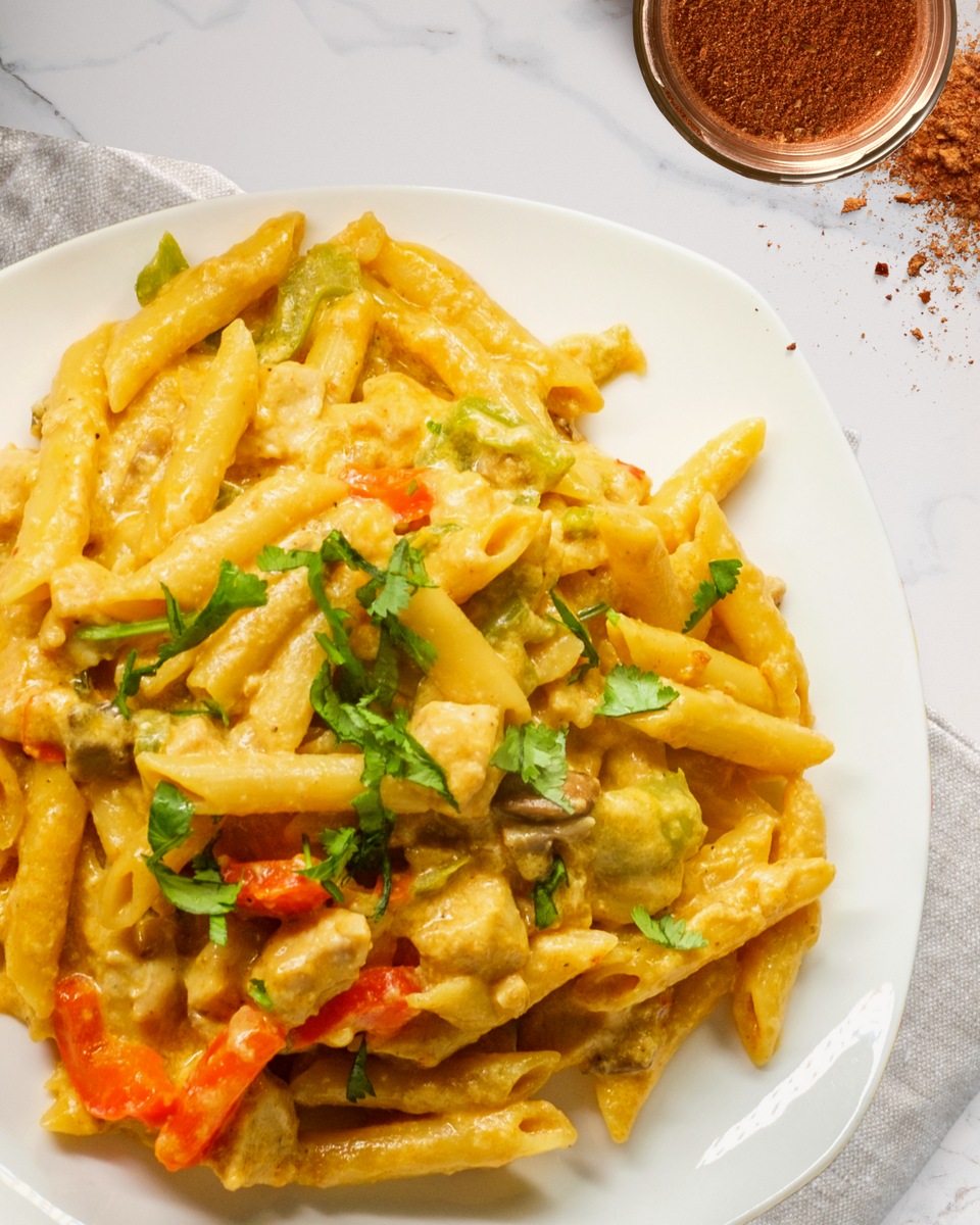 Creamy Fajita-style Pasta Recipe 3d7b89ad-7d6f-4e67-9de7-70aa211e7ed9 