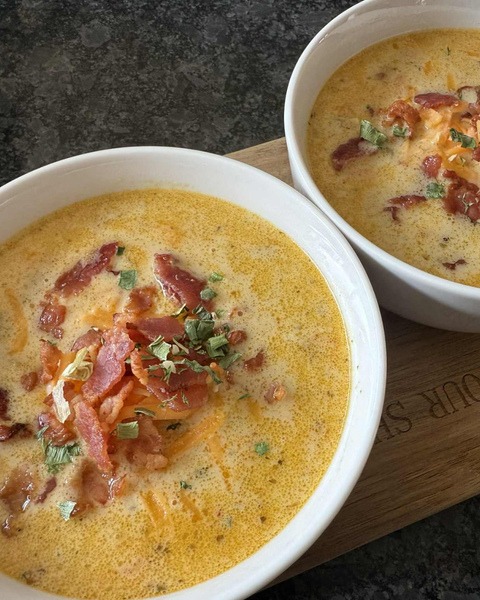 Bacon Cheeseburger Soup (Top 3 Slow Cooker Recipes Winner)