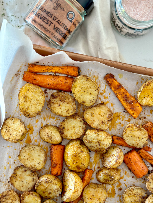 EASY OVEN-ROASTED HARVEST VEGGIES