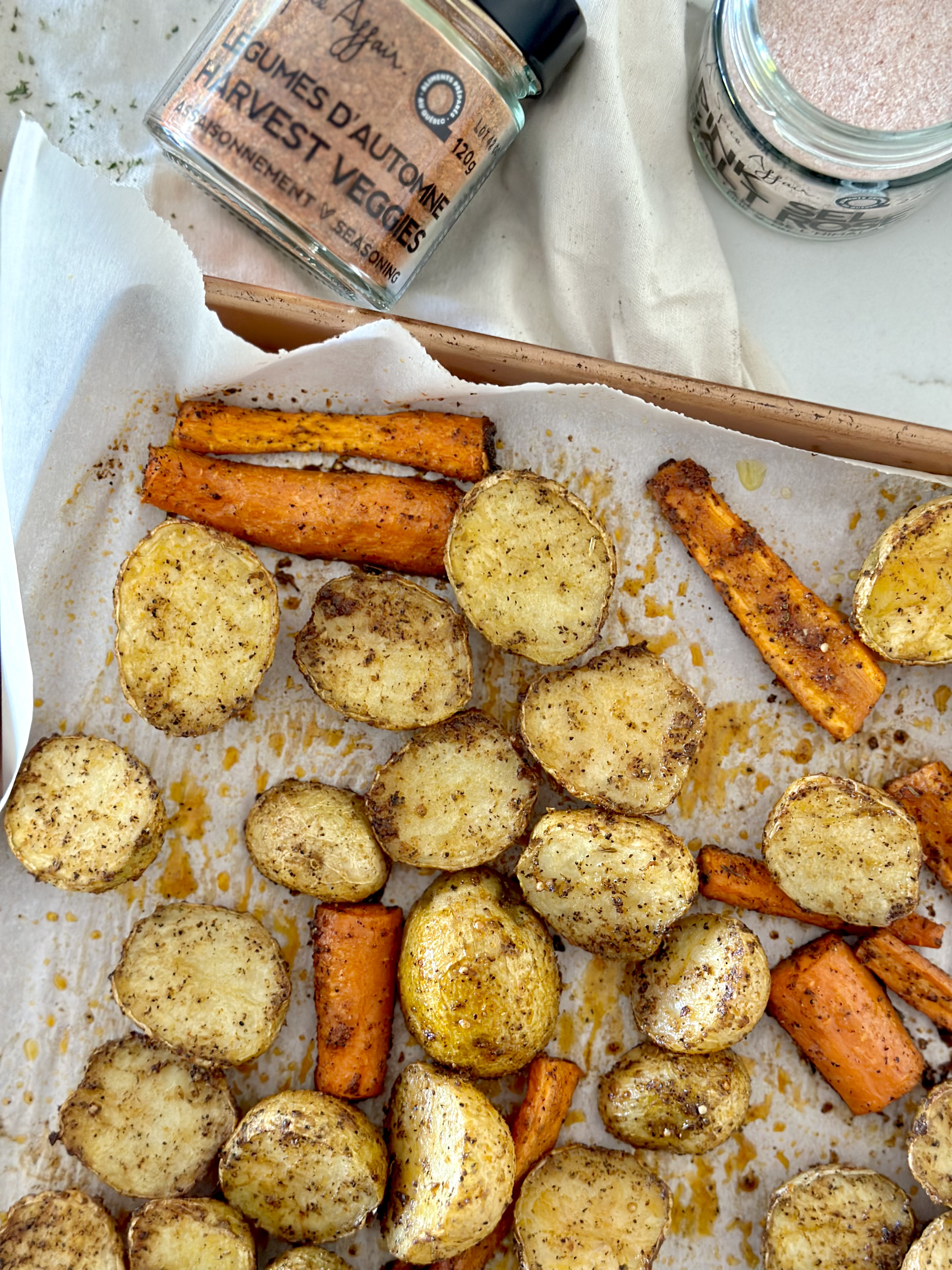 EASY OVEN-ROASTED HARVEST VEGGIES
