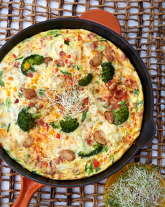 SWEET POTATO SPRING FRITTATA