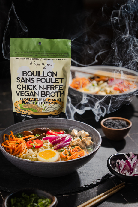 Bouillon Ramen Réconfortant avec Œuf Tamago