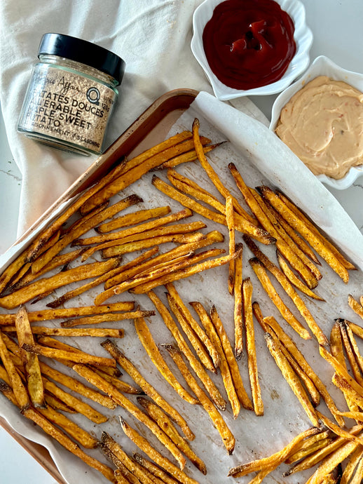 FRITES DE PATATES DOUCES CROUSTILLANTES