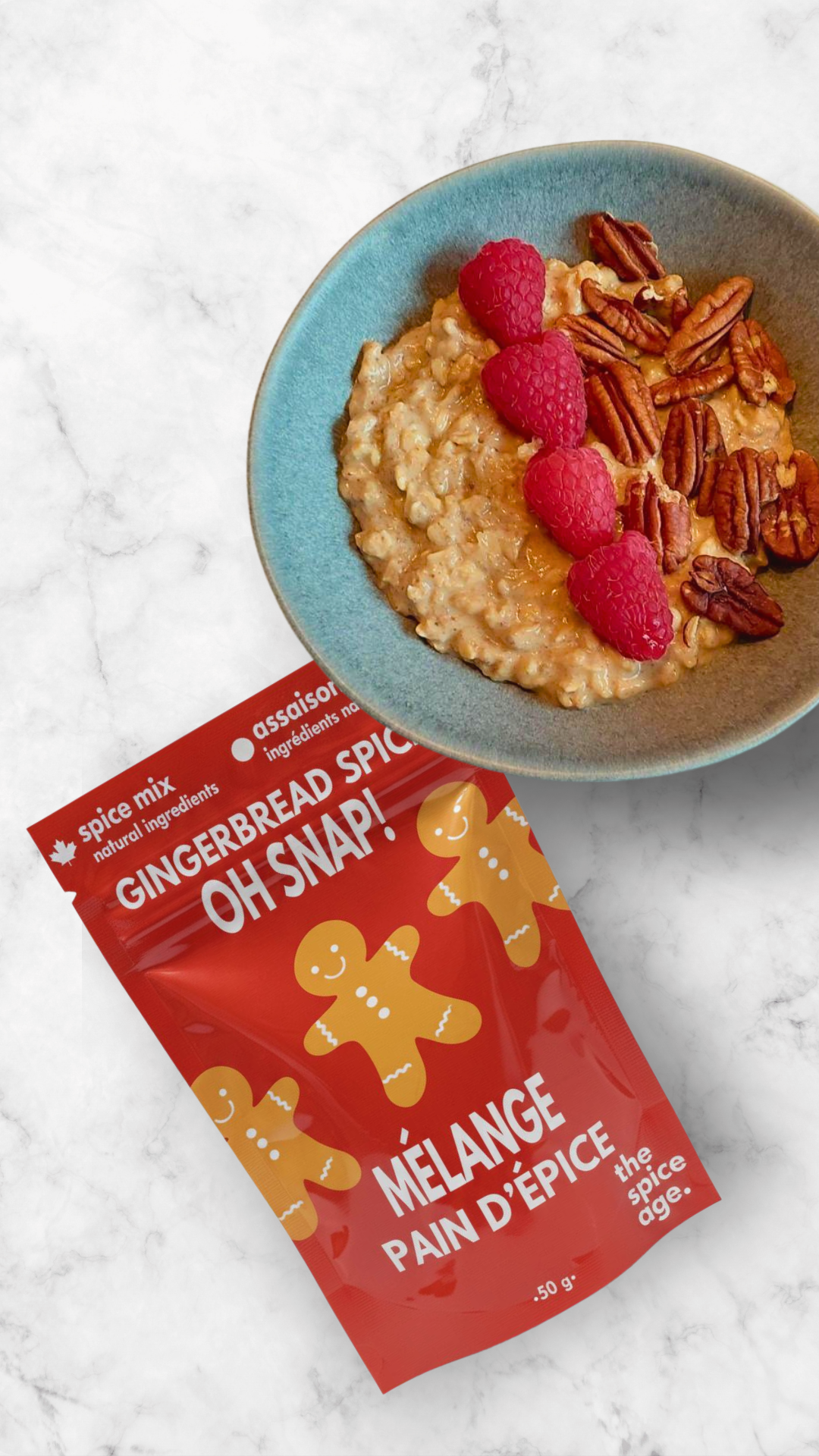 GINGERBREAD & MAPLE OVERNIGHT OATS