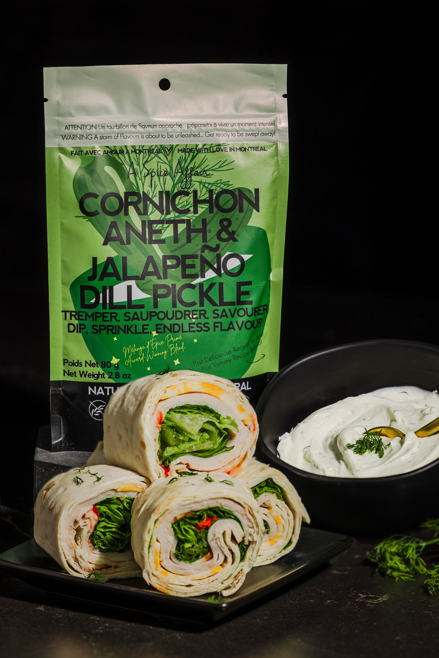 Dill Turkey Pinwheels Recipe