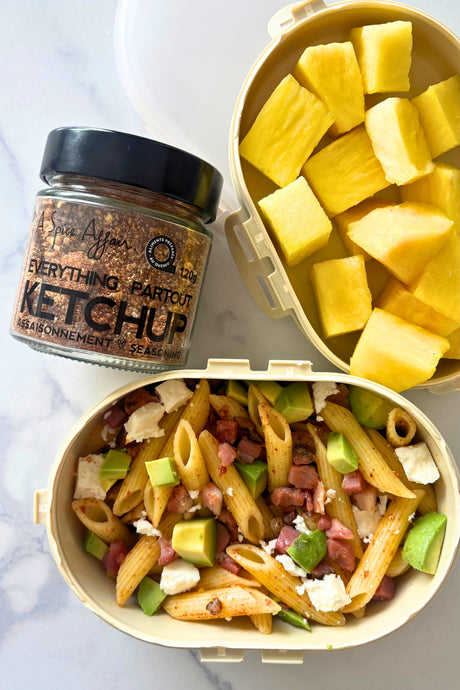 Boite à Repas Salade de pâtes au Ketchup