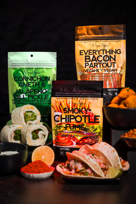 Découvrez les 3 nouveaux sachets d’épices A Spice Affair : l’art de sublimer vos apéros