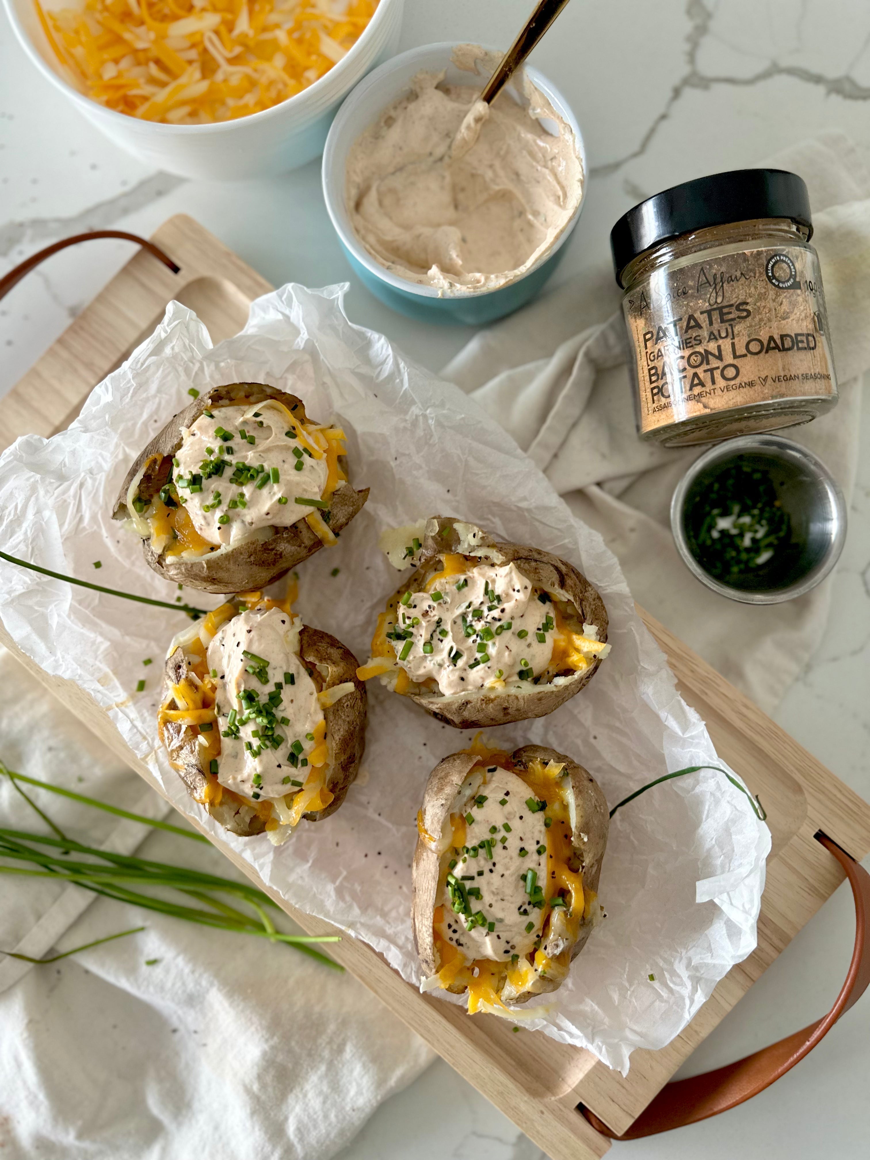 SMOKY LOADED POTATOES