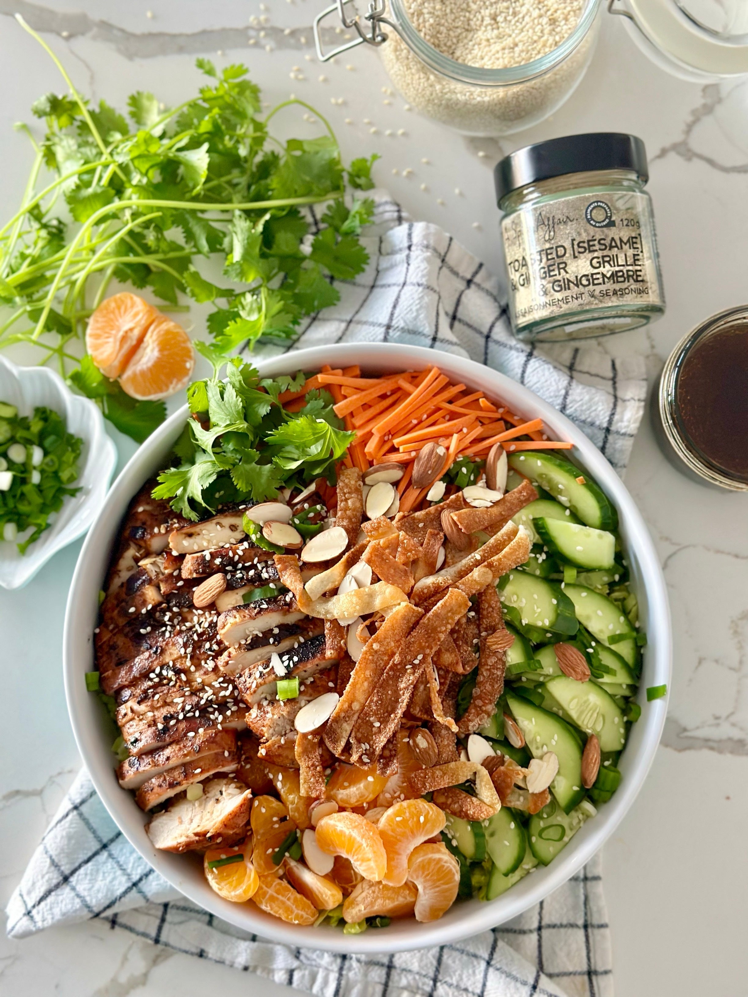 WARM ASIAN CHICKEN SALAD