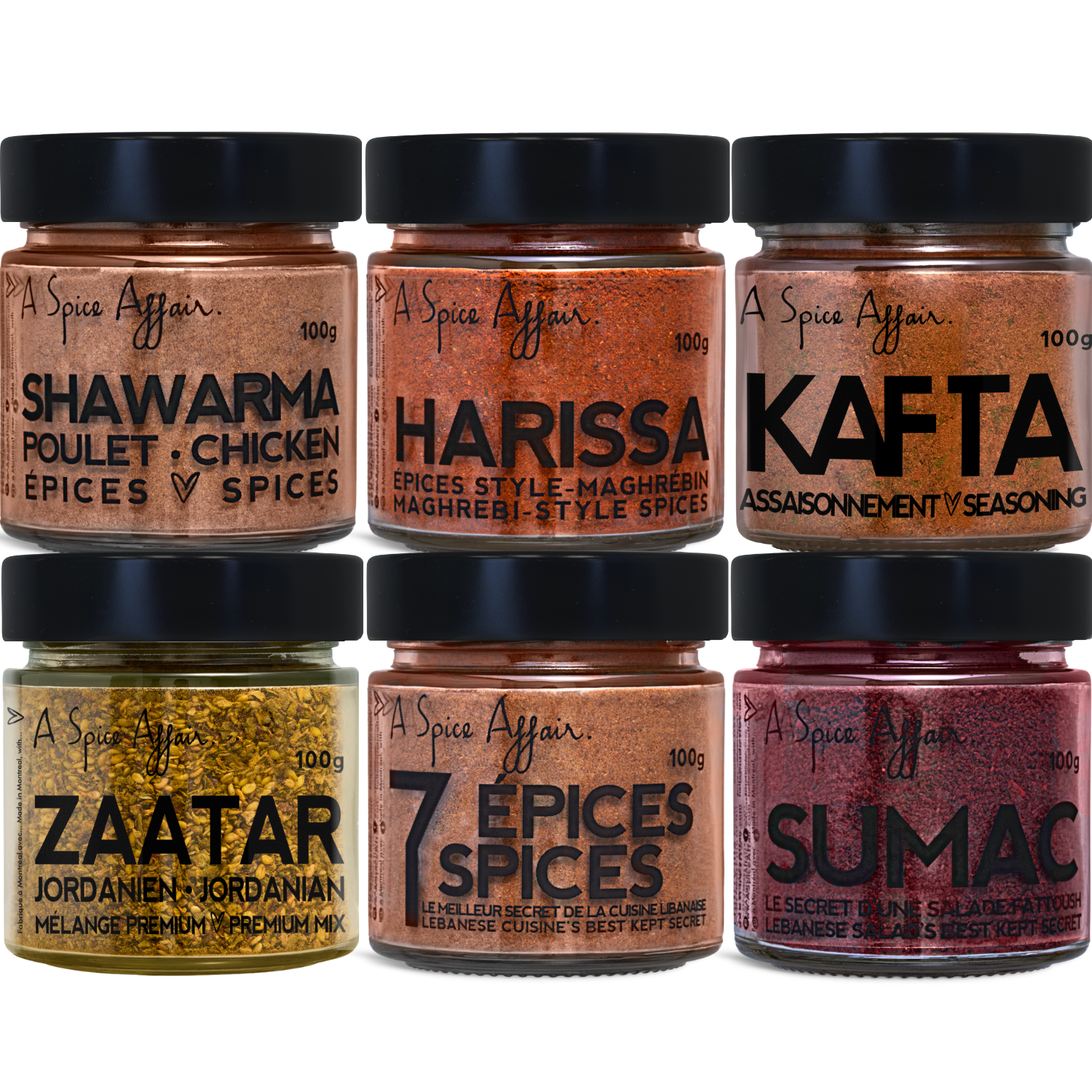 1001 ARABIAN NIGHTS 6-PACK SPICE SET BY A Spice Affair – A Spice