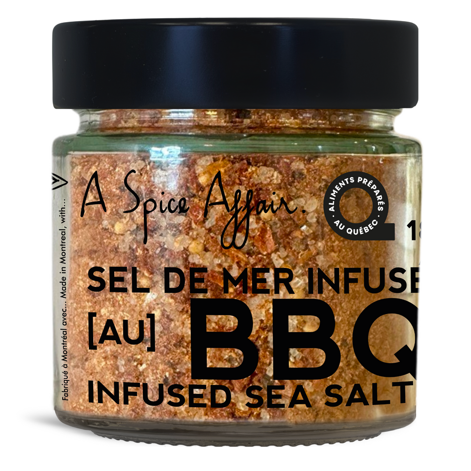 SEL DE MER INFUSÉ AU BBQ 180 G (6,3 OZ)