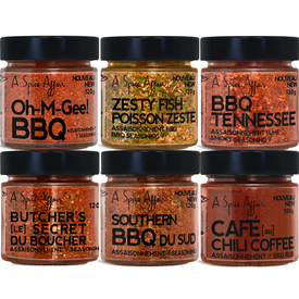BBQ MASTER 6-PACK SPICE SET