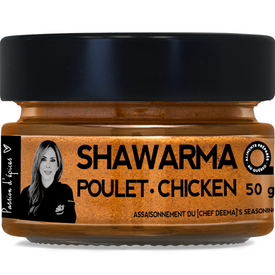 SHAWARMA POULET DE CHEF DEEMA 50 G (1,8 oz)
