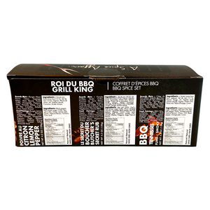 GRILL KING BBQ 3-PACK SPICE SET (370 G)