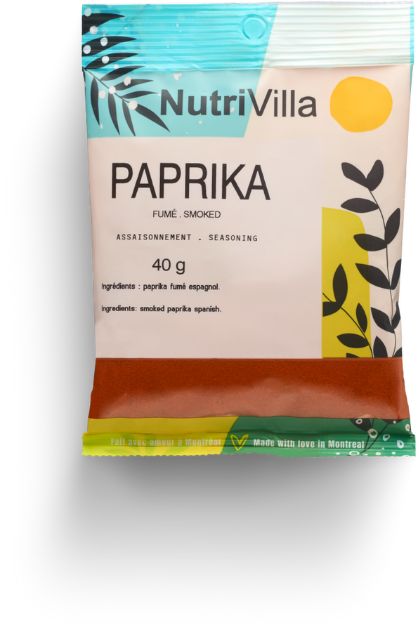 PAPRIKA FUMÉ ESPAGNOL SACHET NUTRIVILLA 40 G (1.41 oz)