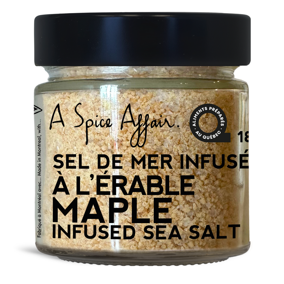 MAPLE INFUSED SEA SALT 180 G (6.3 oz)