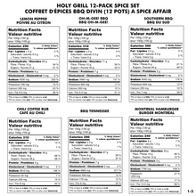 Load image into Gallery viewer, THE HOLY GRILL 12-PACK BBQ SPICE SET