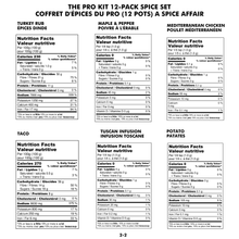 Charger l&#39;image dans la galerie, COFFRET D&#39;ÉPICES DU PRO (12 POTS)