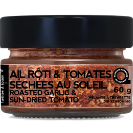 ROASTED GARLIC & SUN-DRIED TOMATO SEASONING 60 G (2.1 oz)