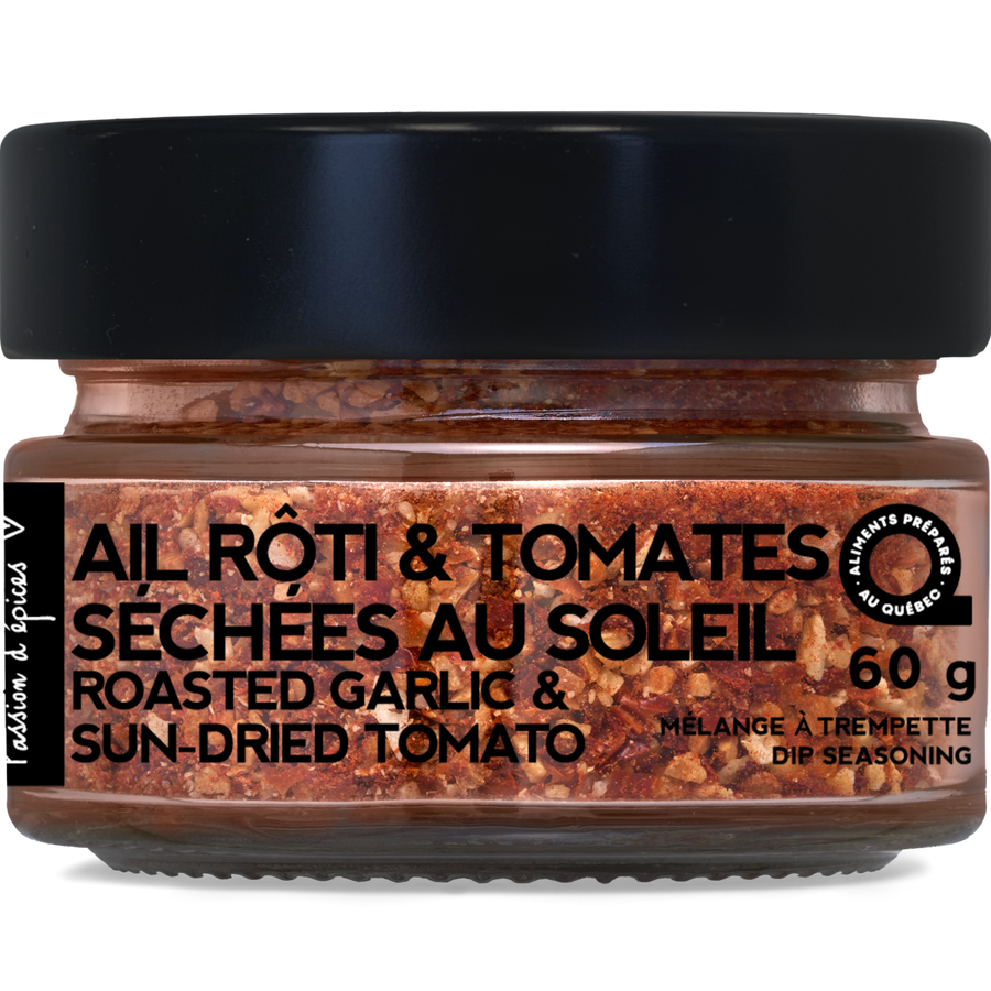 ASSAISONNEMENT AIL RÔTI ET TOMATES SÉCHÉES AU SOLEIL 60 G (2,1 oz)