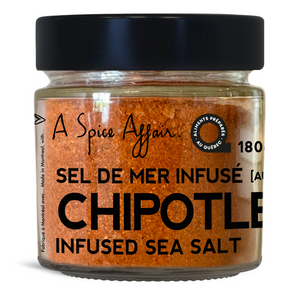 CHIPOTLE INFUSED SEA SALT 180 G (4.3 oz)