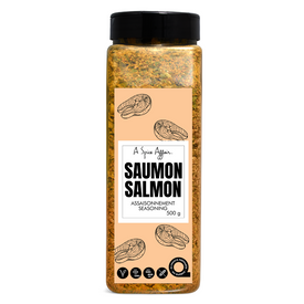 Salmon Seasoning Rub - Fish Seasoning Jar, 1/2 Cup, 2.3 oz.