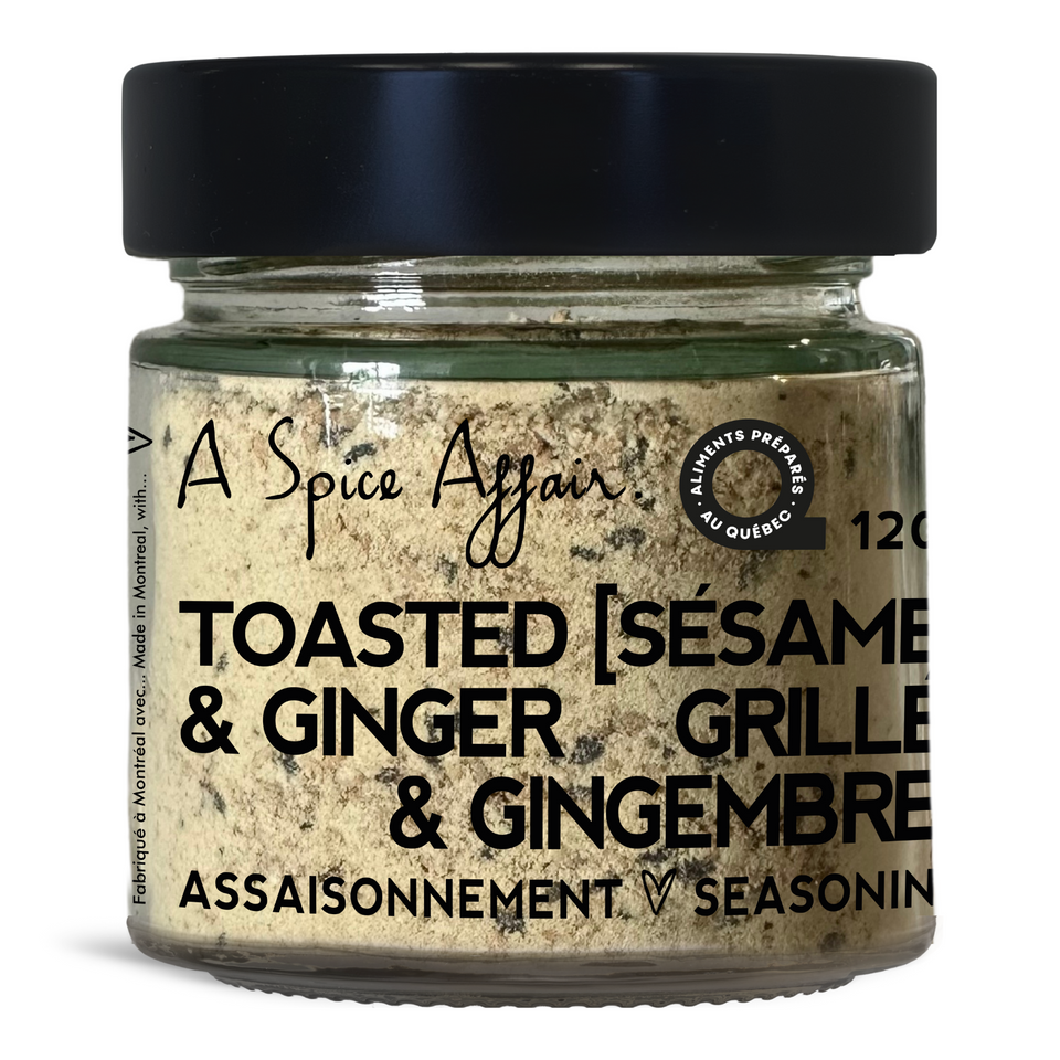 ASSAISONNEMENT SÉSAME GRILLÉ ET GINGEMBRE 120 G (4,2 OZ)