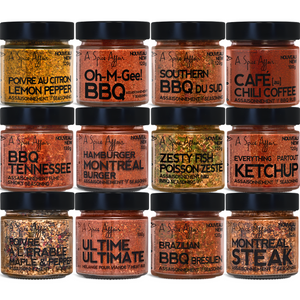 THE HOLY GRILL 12-PACK BBQ SPICE SET