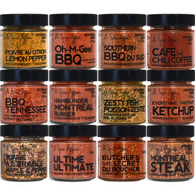 THE HOLY GRILL 12-PACK BBQ SPICE SET
