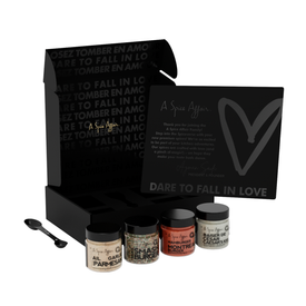 Coffret 4 pots avec cuillère à mesurer 3 en 1 : Collection Amateurs de burgers