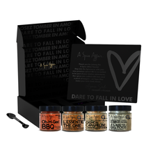 Load image into Gallery viewer, 4-Pack with 3-in-1 Measuring Spoon: Dip &amp; Sizzle Collection