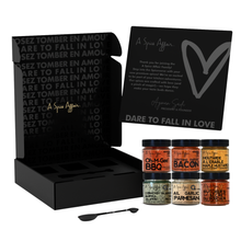 Charger l&#39;image dans la galerie, Coffret 6 pots avec cuillère à mesurer 3 en 1 : Les Favoris du Chef