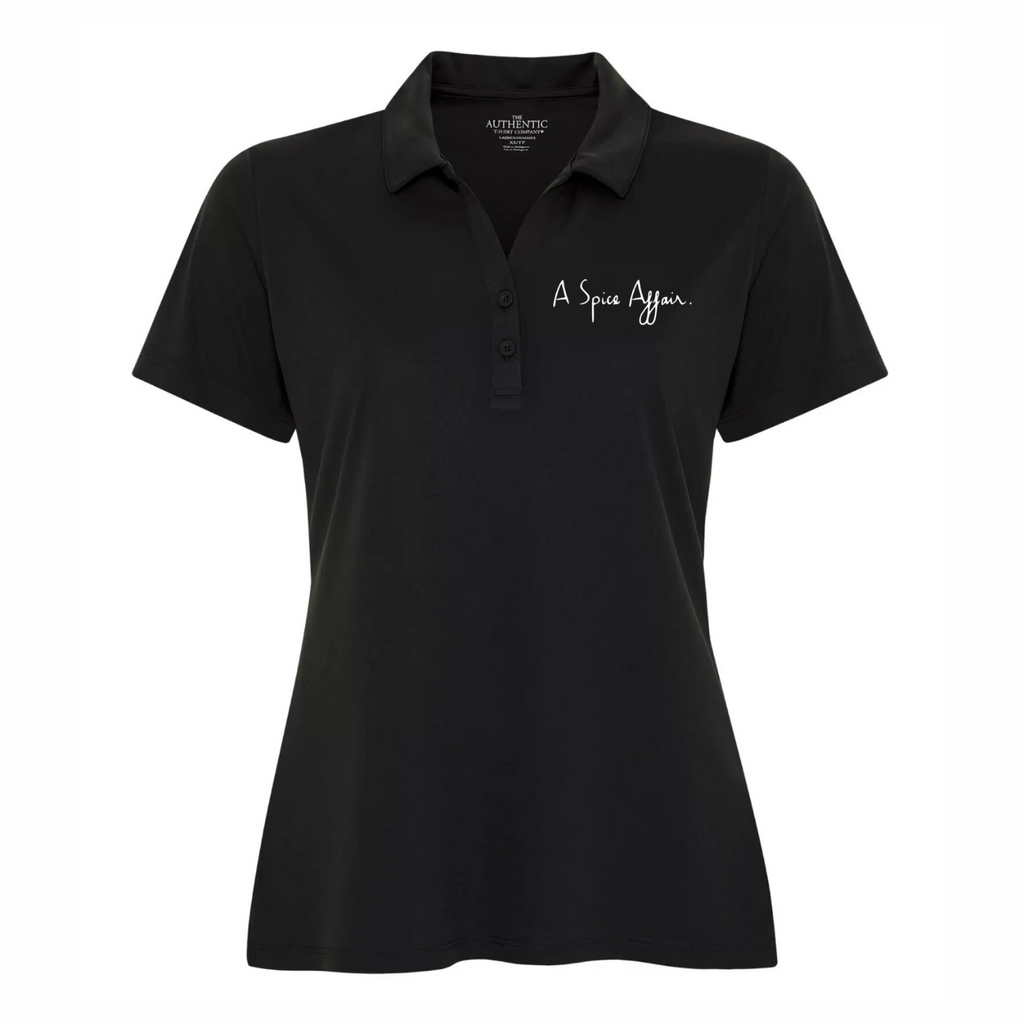 Women's Black Polo Spice Swag A Spice Affair