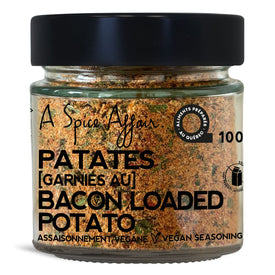 ASSAISONNEMENT PATATES GARNIES AU BACON VÉGANE 100 G (3,6 oz)