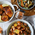 Coffret 6 pots avec cuillère à mesurer 3 en 1 : Les Favoris du Chef