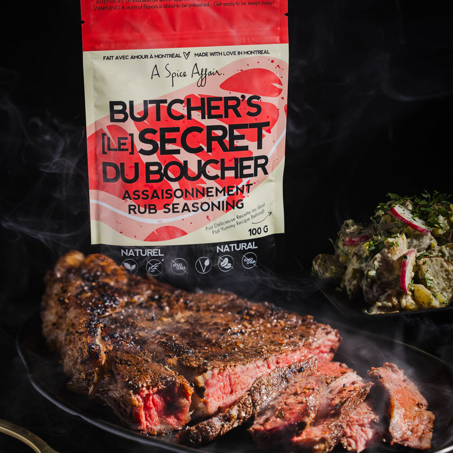 ASSAISONNEMENT LE SECRET DU BOUCHER 100 G (3,5 oz) SACHET