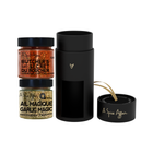 Coffret cylindrique 2 pots: Duo Ail & Grillades