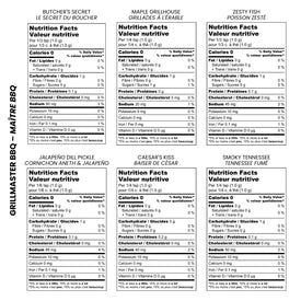 GRILLMASTER BBQ 6-PACK ASSORTMENT