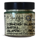 ASSAISONNEMENT ÉPICÉ CORNICHON ANETH & JALAPEÑO 100 G (3,5 oz)