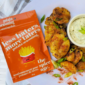 THE SPICE AGE 6-PACK LESS HATERS, MORE TATERS POTATO SEASONING (60 G)