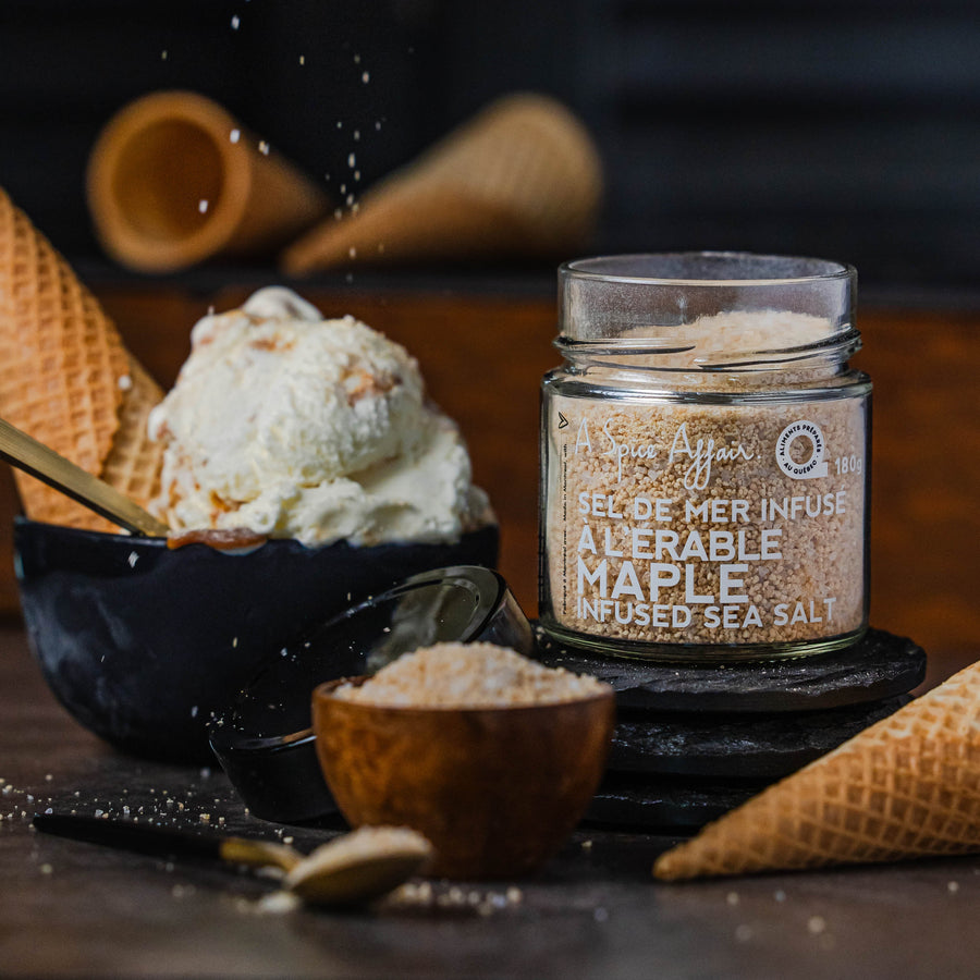 MAPLE INFUSED SEA SALT 180 G (6.3 oz)