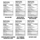 Coffret 6 pots avec cuillère à mesurer 3 en 1 : Les Favoris du Chef