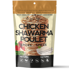 ASSAISONNEMENT SHAWARMA POUR POULET 100 G (3,5 oz) SACHET