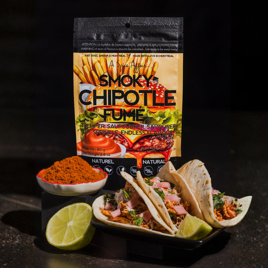 ASSAISONNEMENT CHIPOTLE FUMÉ 80 G (2.8 oz) SACHET