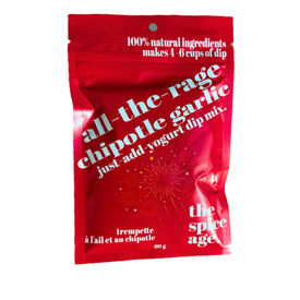 THE SPICE AGE 6-PACK ALL-THE RAGE CHIPOTLE GARLIC DIP 60 G (2.1 oz)
