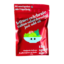 Load image into Gallery viewer, THE SPICE AGE 6-PACK LETTUCE CELEBRATE ITALIAN SALAD DRESSING 60 G (2.1 oz)