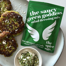 Charger l&#39;image dans la galerie, ASSAISONNEMENT VINAIGRETTE ET TREMPETTE DÉESSE VERTE THE SPICE AGE 40 G (1,4 oz)